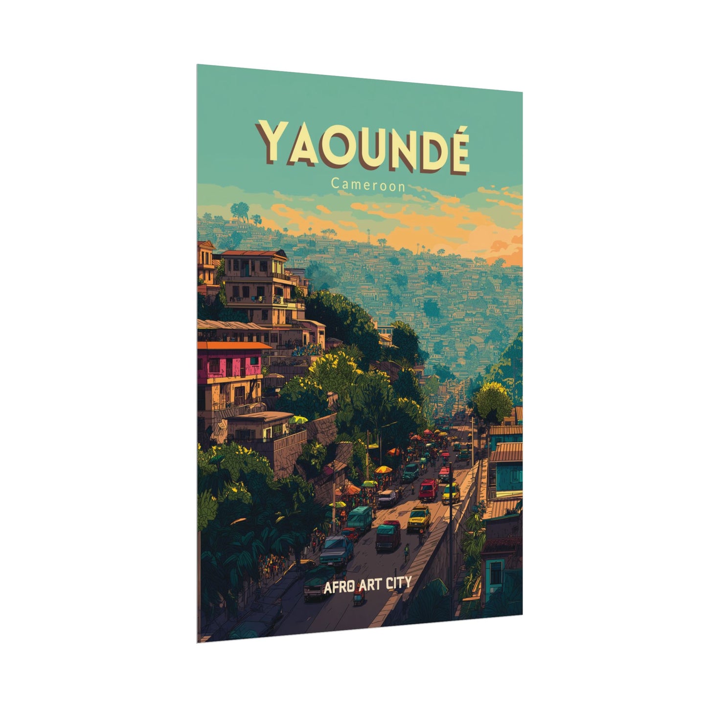 🇨🇲 Cameroon - Yaoundé ｜ Poster