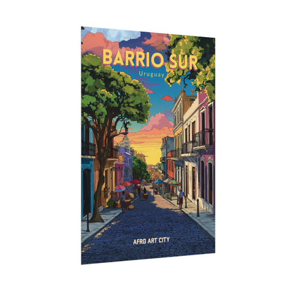 🇺🇾 Uruguay - Barrio Sur, Montevideo ｜ Poster