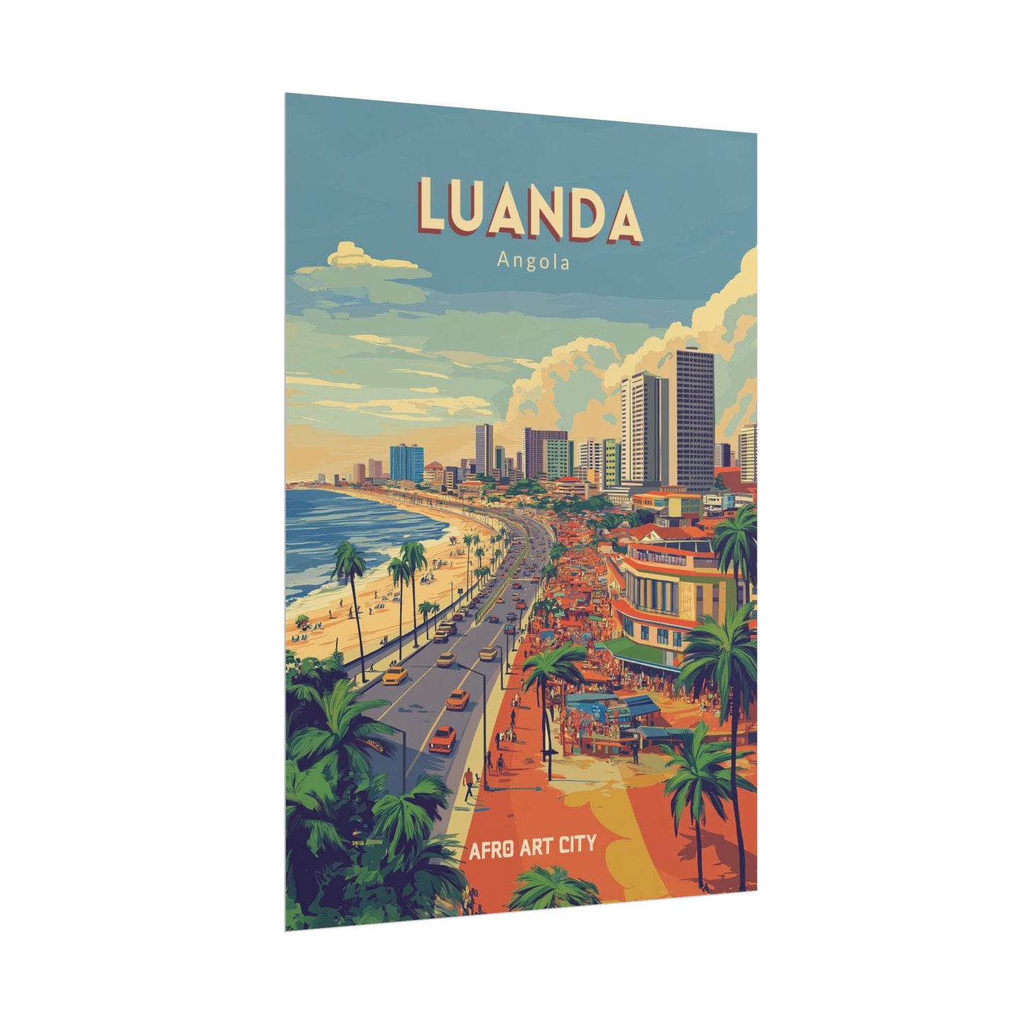🇦🇴 Angola - Luanda ｜ Poster