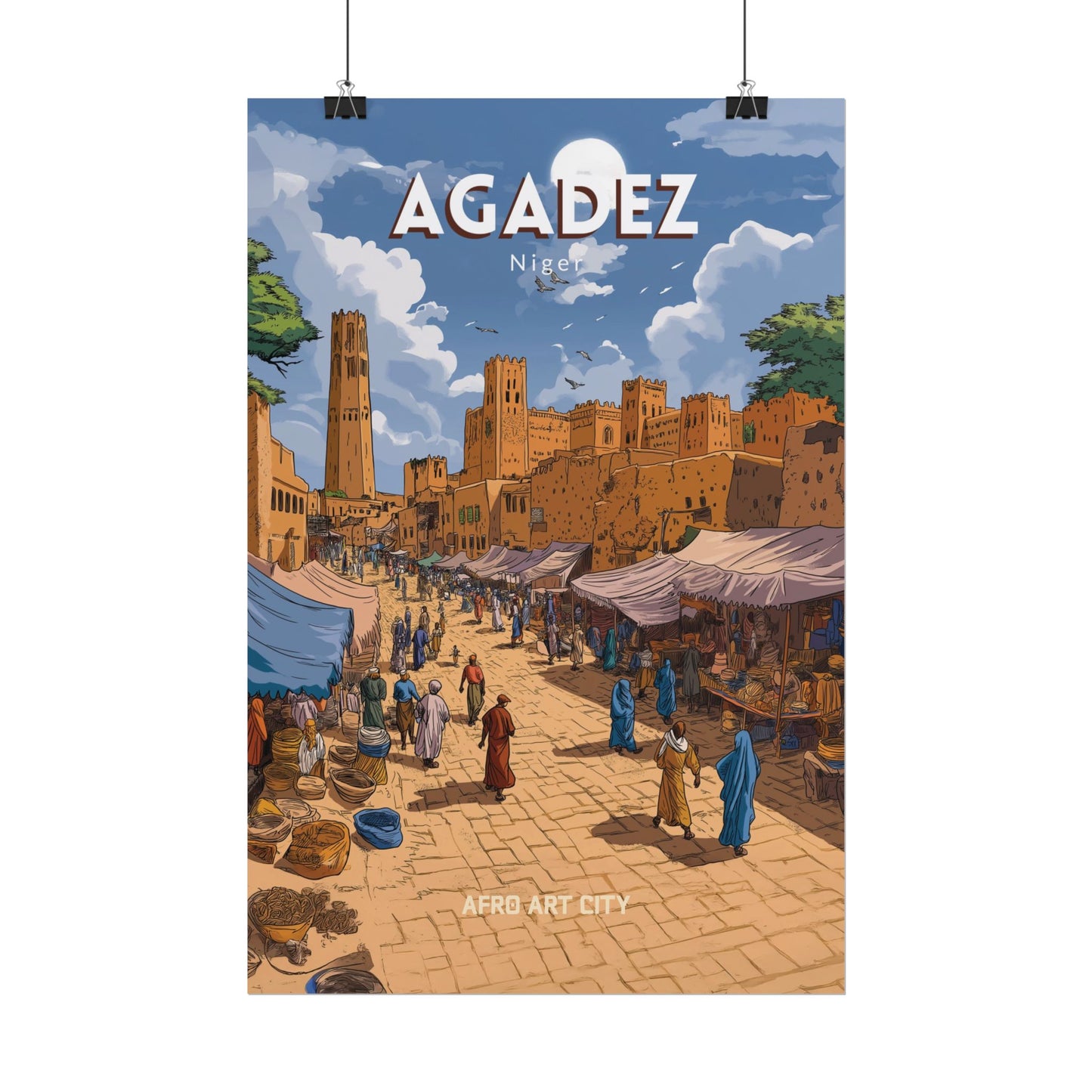 Niger - Agadez ｜ Poster