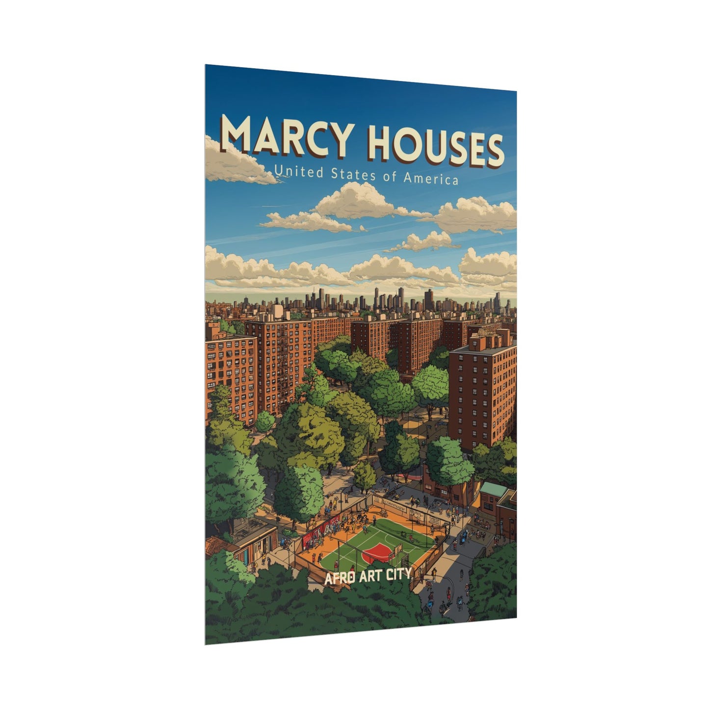 🇺🇸 United States - Marcy Houses, NY ｜ Poster