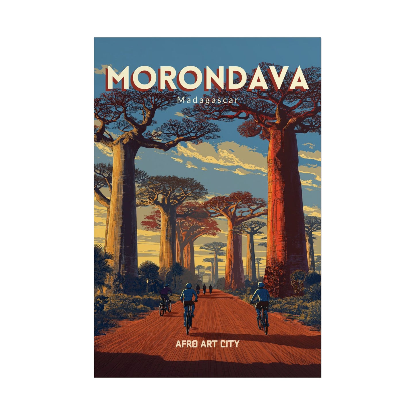 🇲🇬 Madagascar - Morondava｜Poster