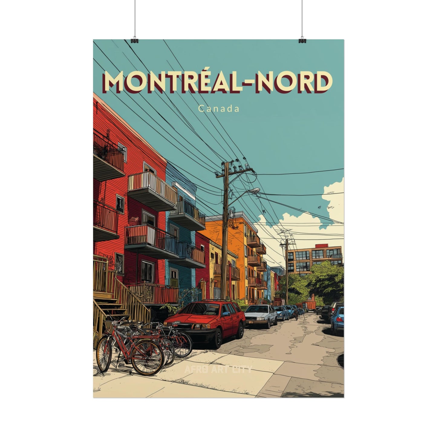 Canada - Quebec, Montreal-Nord｜Poster