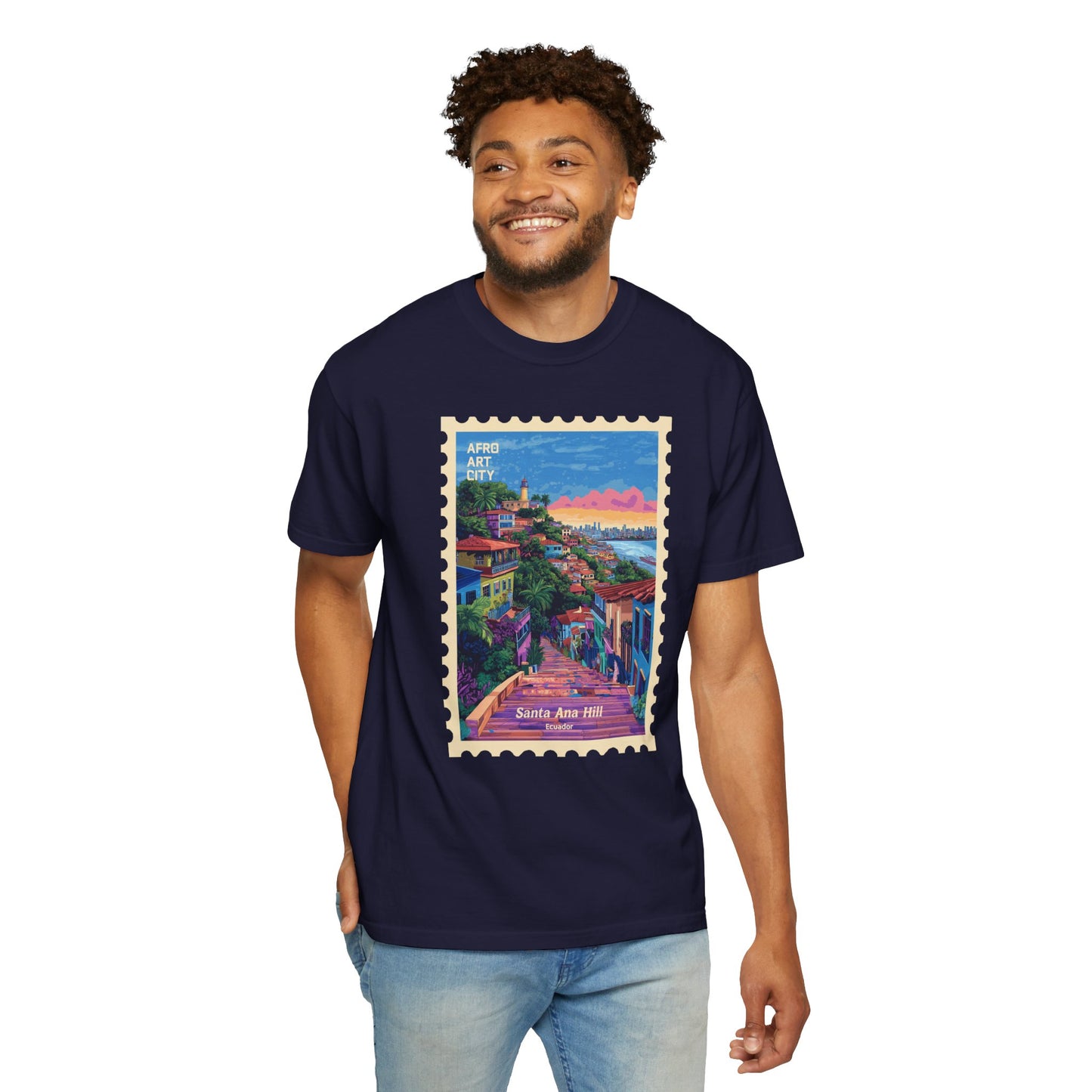 Ecuador - Santa Ana Hill | Postcards Travel T-Shirt