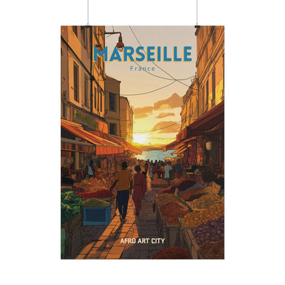 🇫🇷 France - Marseille ｜ Poster