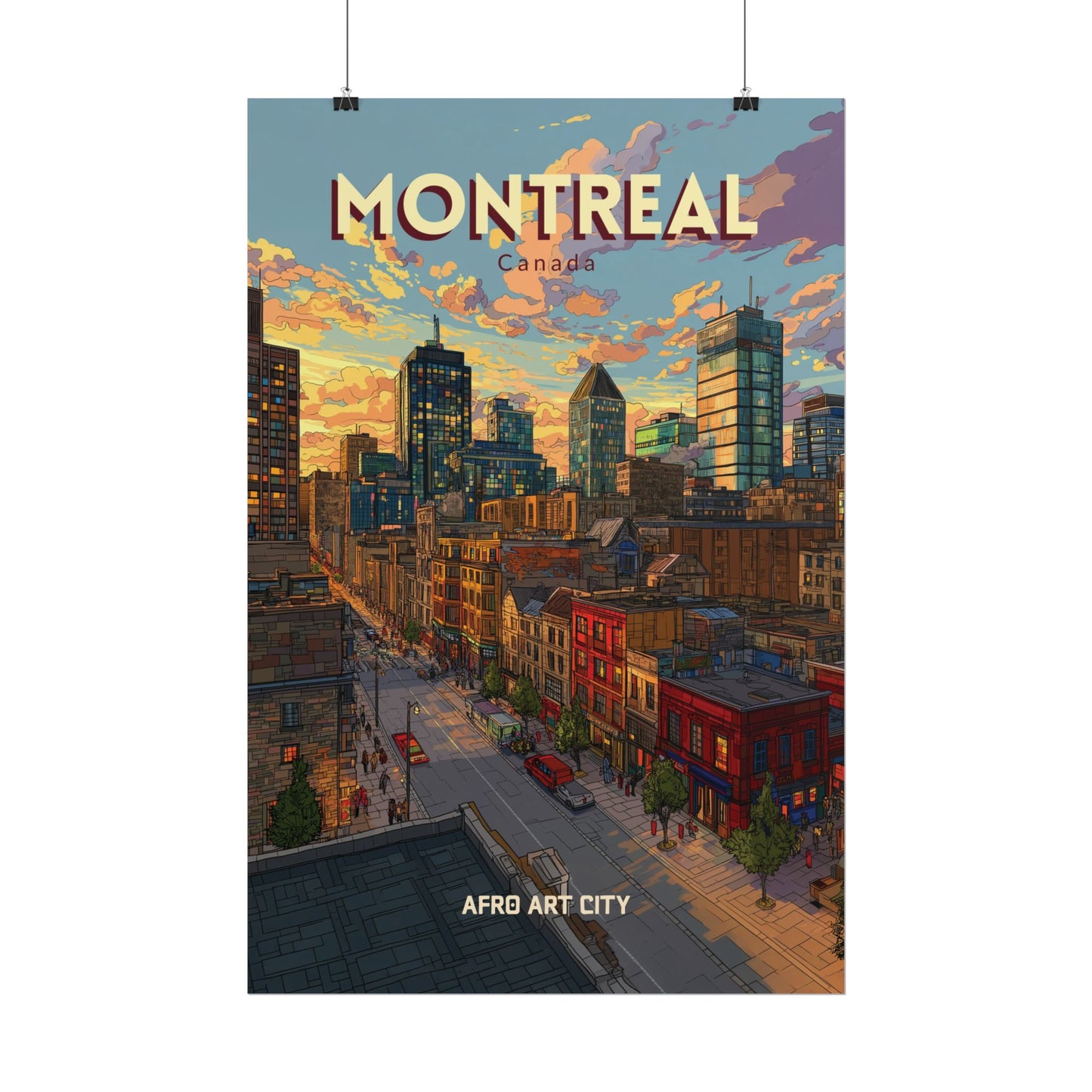 Canada - Quebec, Montreal｜Poster