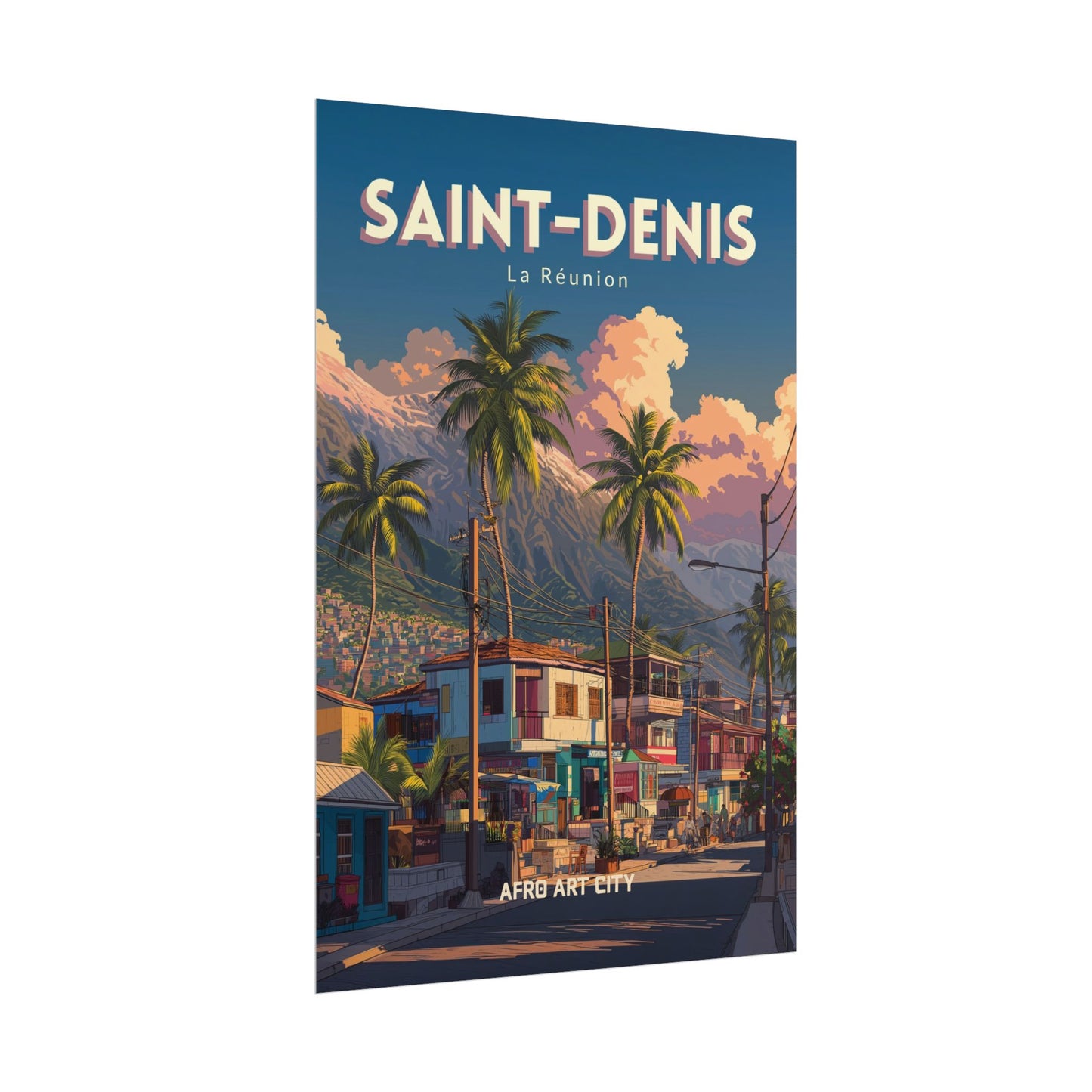 La Réunion - Saint-Denis｜Poster
