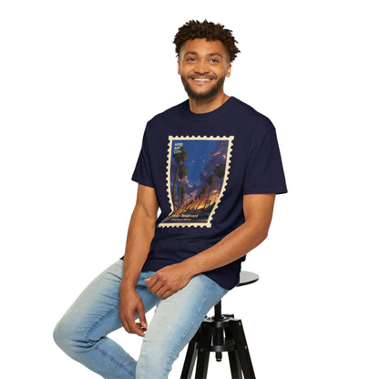 United States - California, Crenshaw Boulevard | Postcards Travel T-Shirt