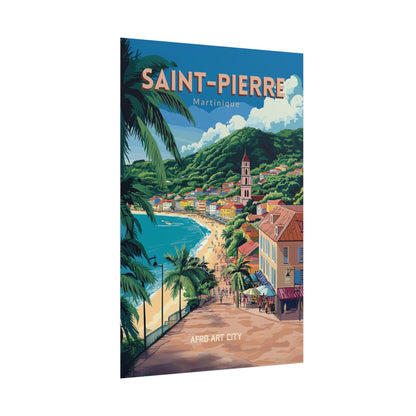 Martinique - Saint-Pierre ｜ Poster