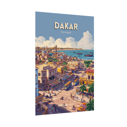 🇸🇳 Senegal - Dakar｜Poster