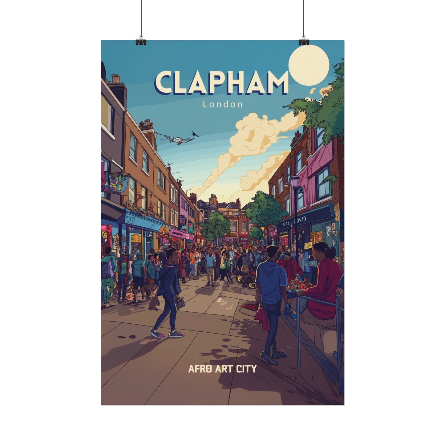 🇬🇧 United Kingdom - Clapham ｜ Poster