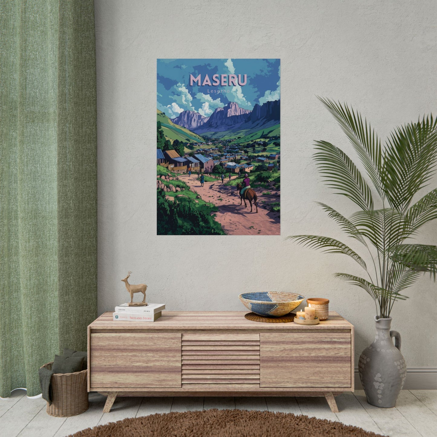 🇱🇸 Lesotho - Maseru ｜ Poster
