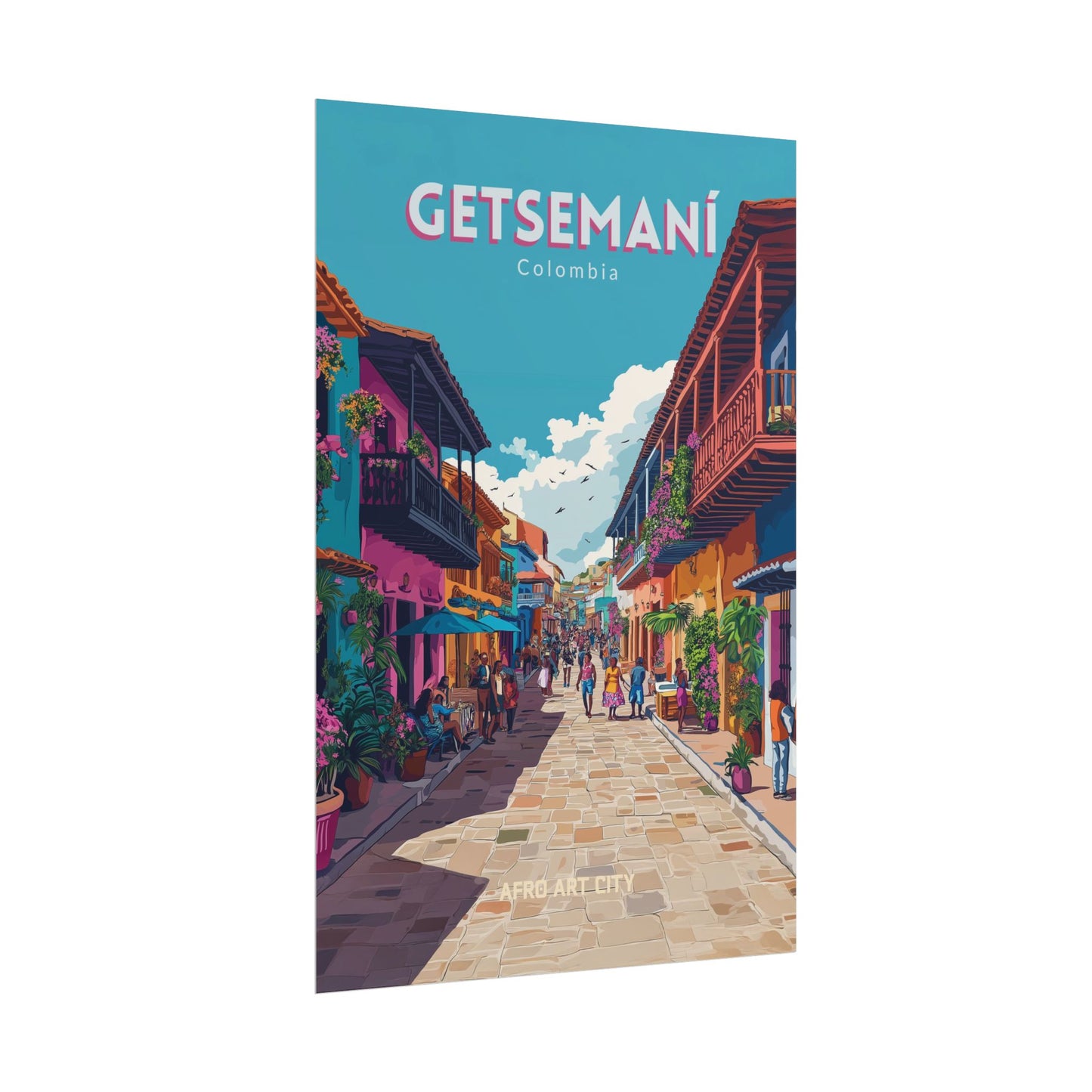 🇨🇴 Colombia - Getsemaní, Cartagena ｜ Poster