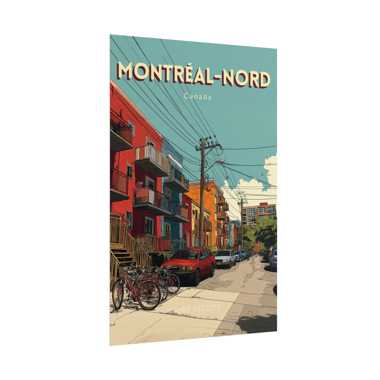 Canada - Quebec, Montreal-Nord｜Poster
