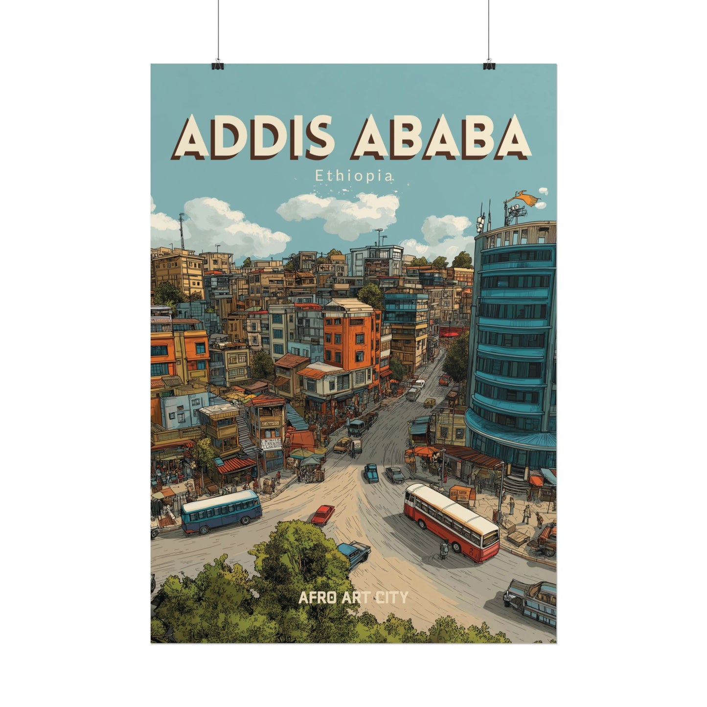 Ethiopia - Addis Ababa ｜ Poster