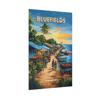 🇳🇮 Nicaragua - Bluefields ｜ Poster
