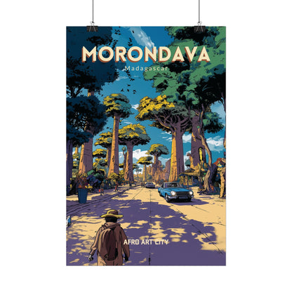 🇲🇬 Madagascar - Morondava｜Poster