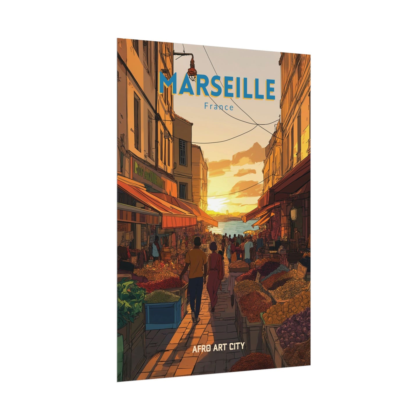 🇫🇷 France - Marseille ｜ Poster