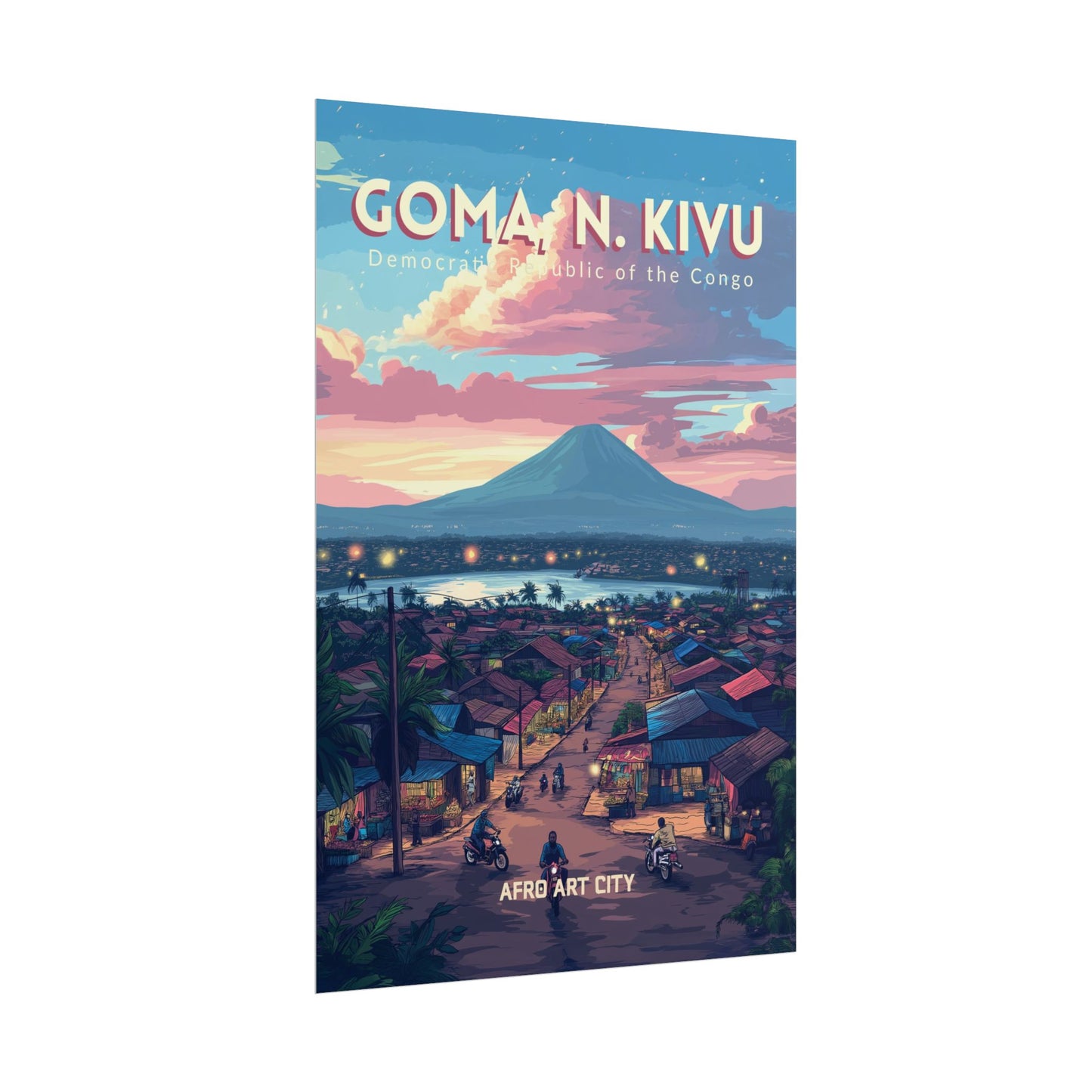 🇨🇩 Congo - Goma, North Kivu ｜ Poster