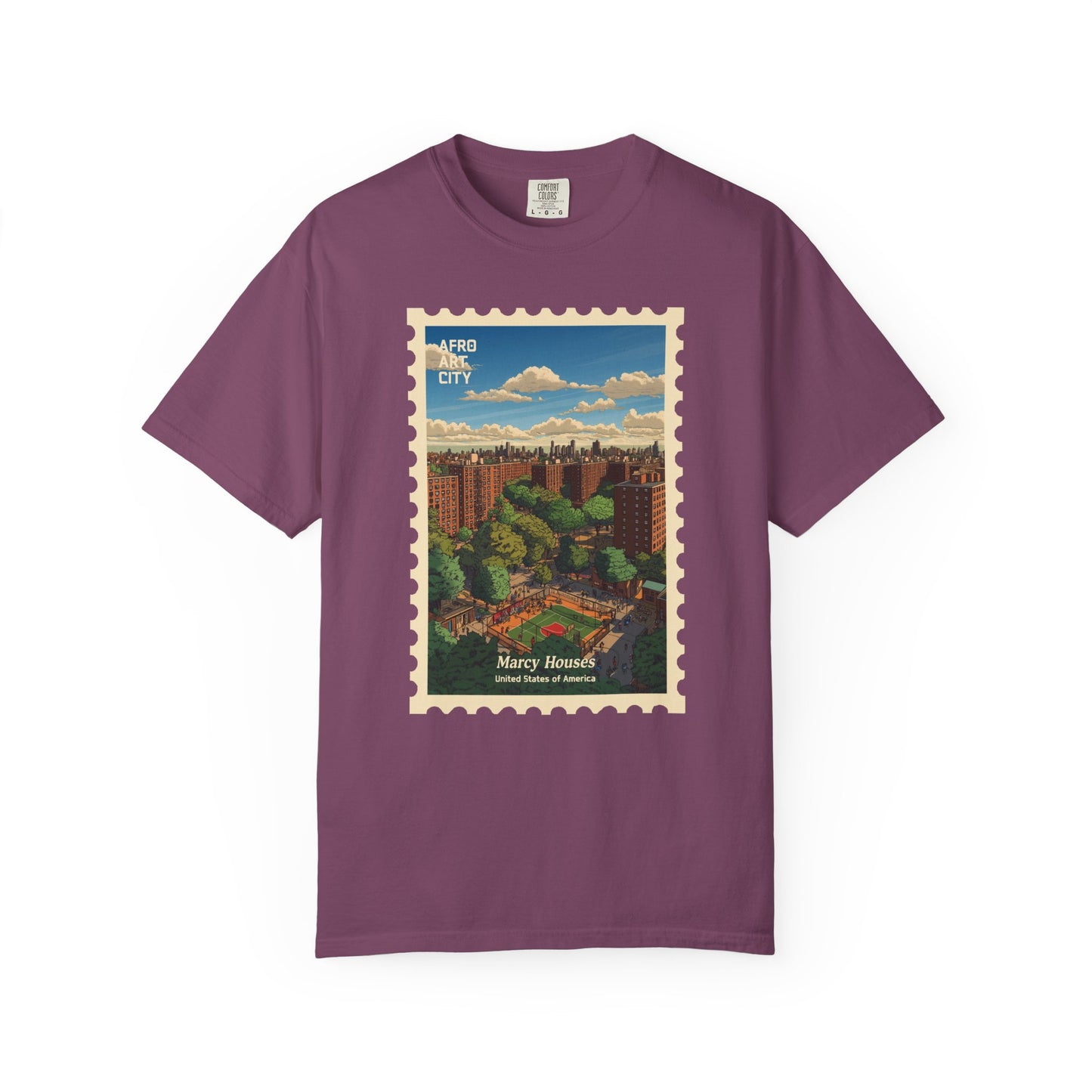 United States - New York, Marcy Houses | Postcards Travel T-Shirt