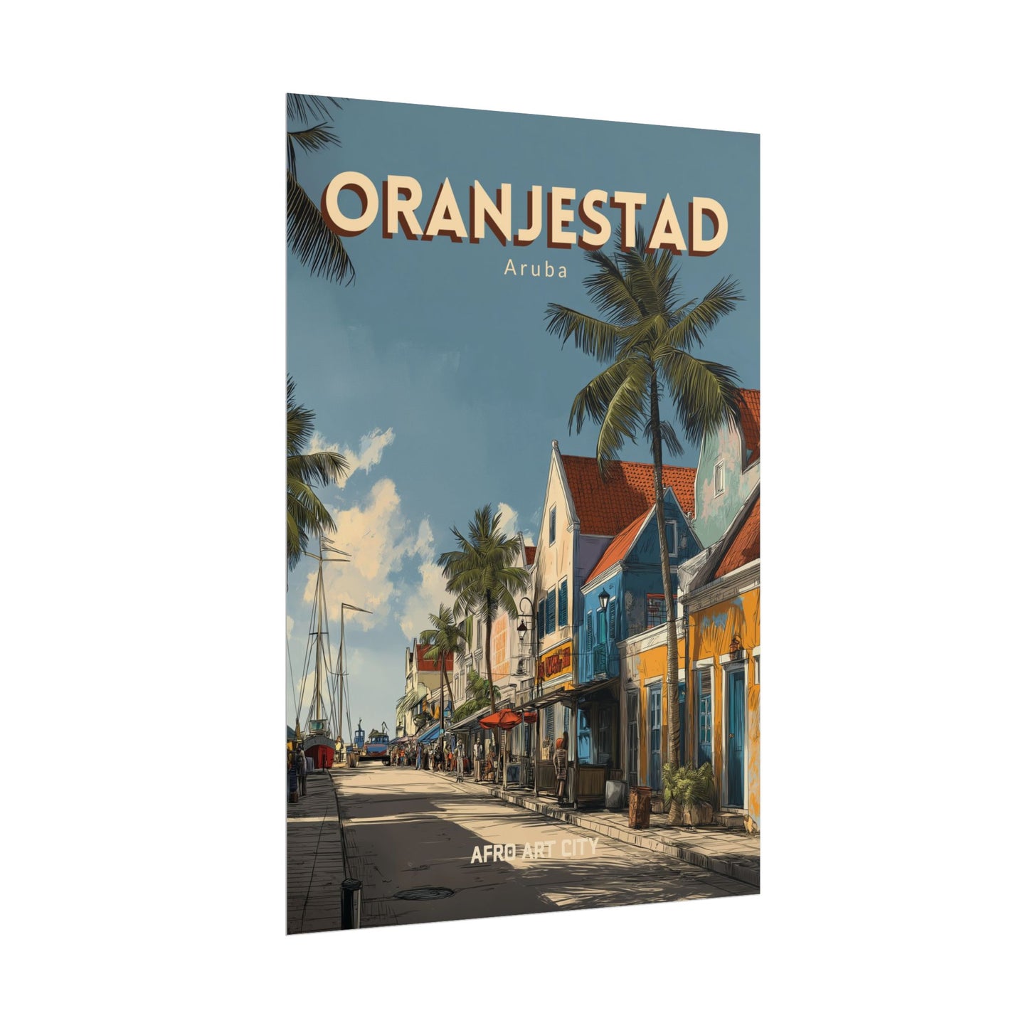 Aruba - Oranjestad｜Poster