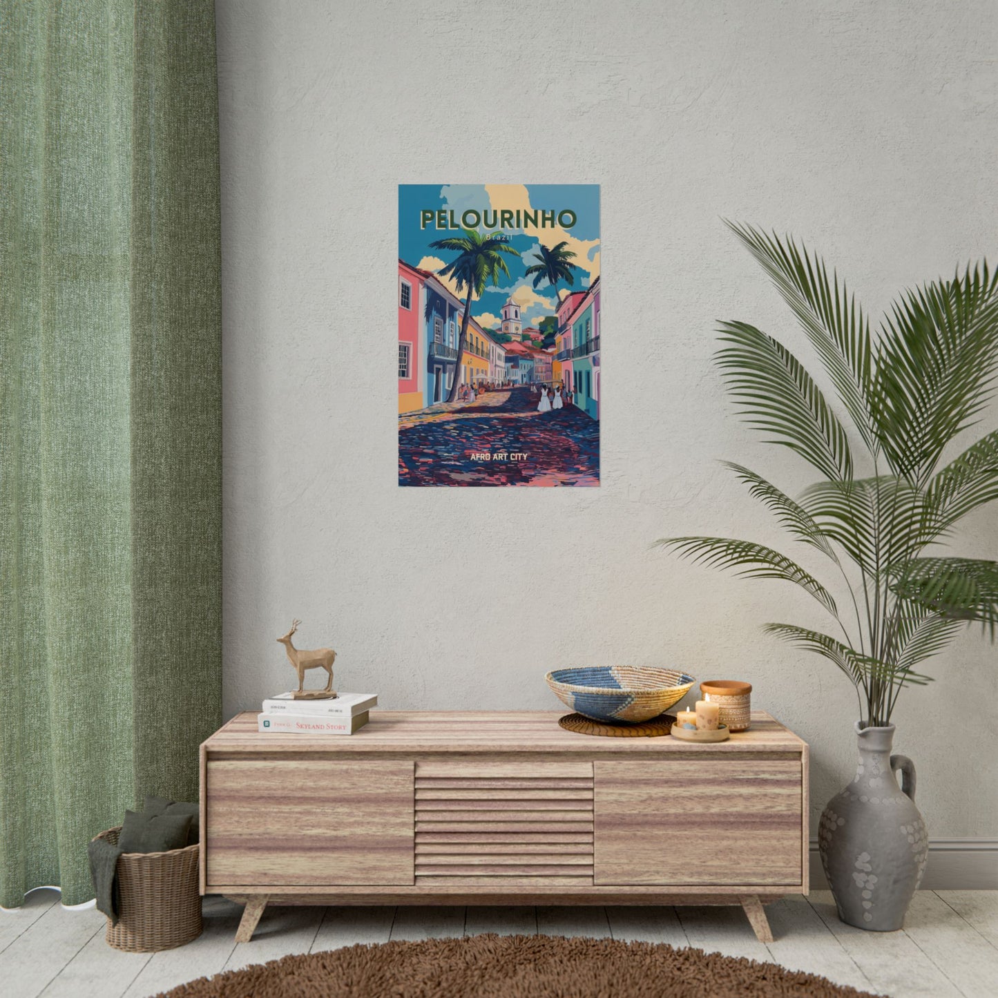 🇧🇷 Brazil - Pelourinho, Salvador, Bahia ｜ Poster
