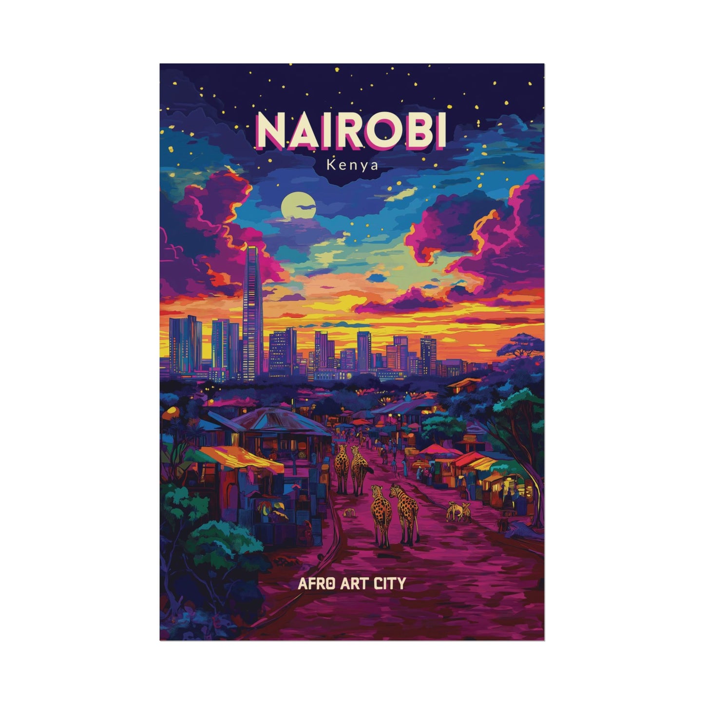 🇰🇪 Kenya - Nairobi ｜ Poster