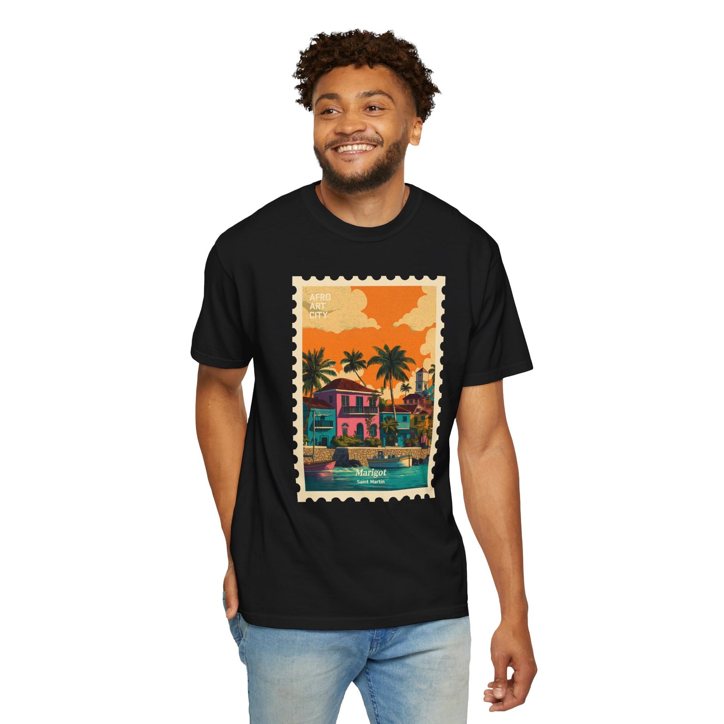 Saint Martin - Marigot | Postcards Travel T-Shirt