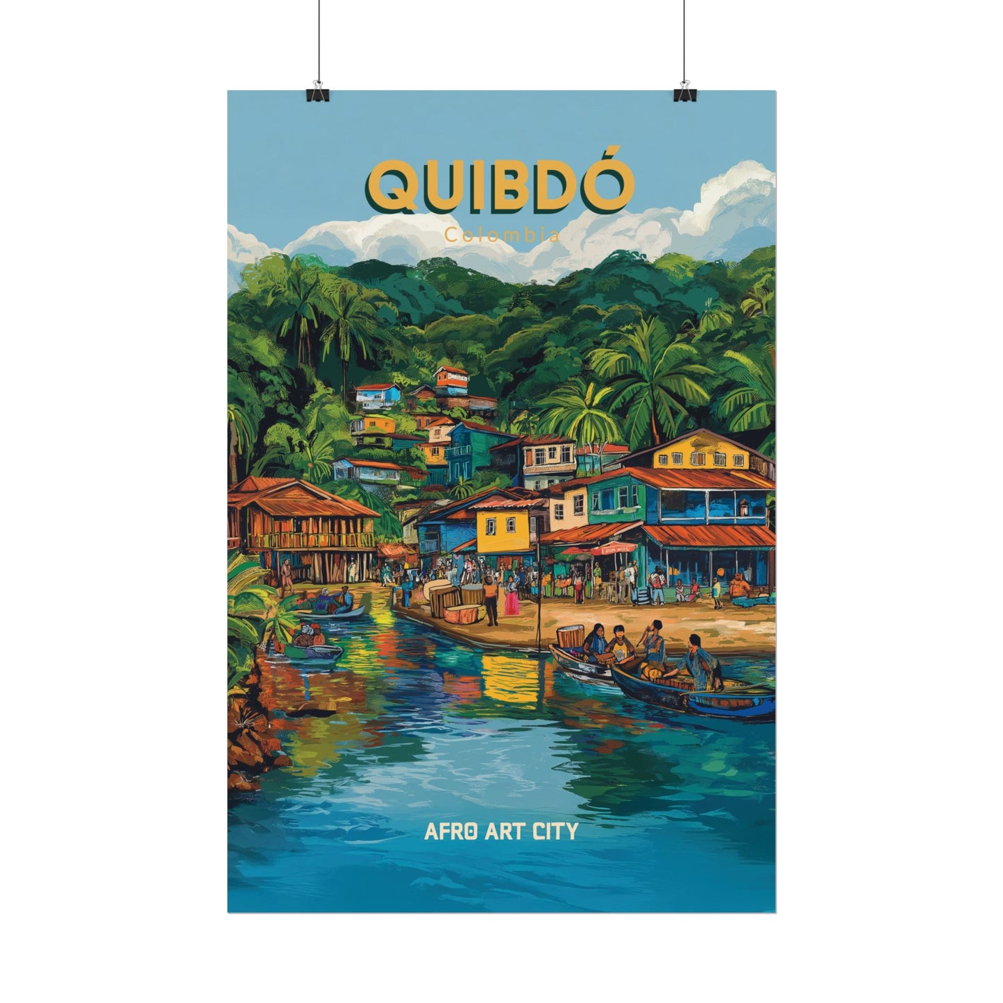 🇨🇴 Colombia - Quibdó ｜ Poster