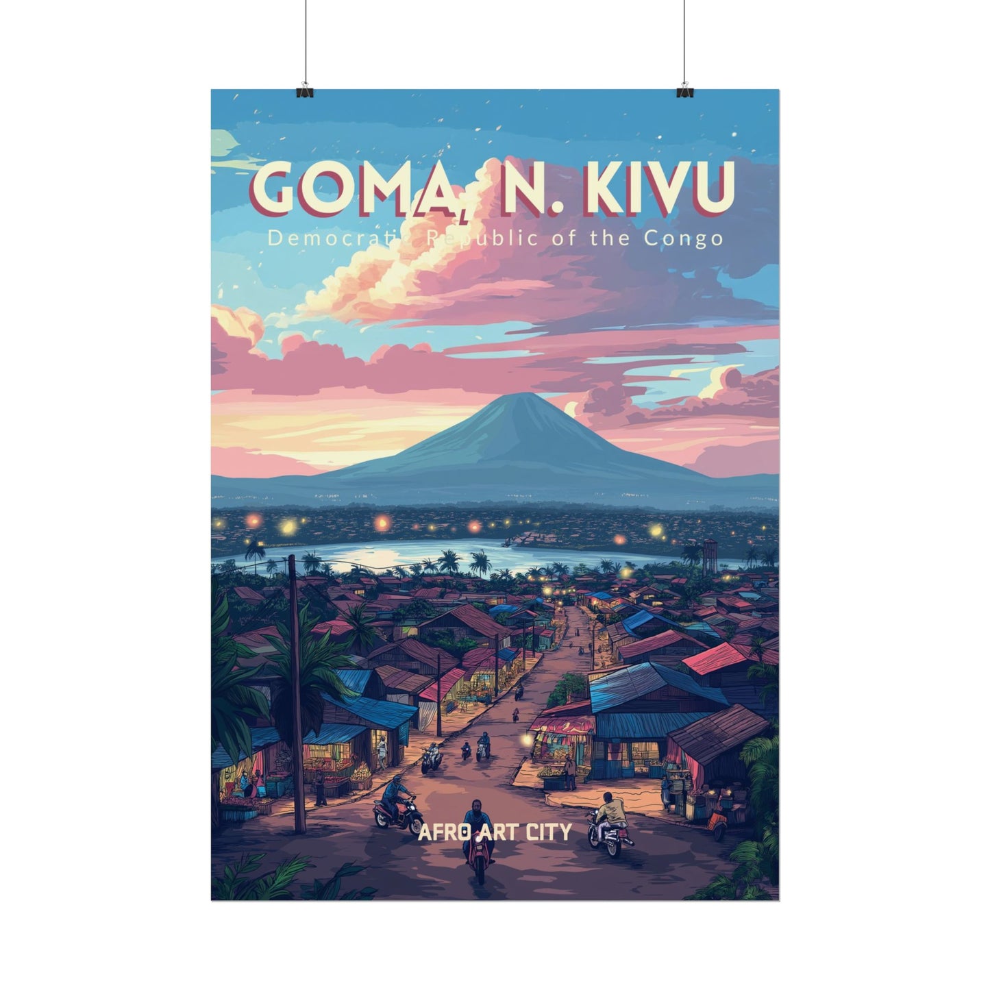 🇨🇩 Congo - Goma, North Kivu ｜ Poster