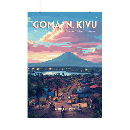 🇨🇩 Congo - Goma, North Kivu ｜ Poster