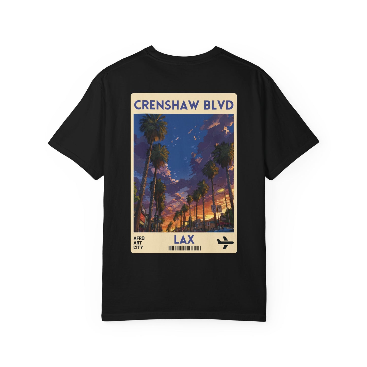 United States of America - Crenshaw Boulevard, California | Heritage Travel T-Shirt