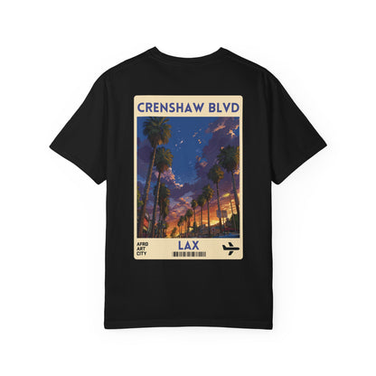 United States of America - Crenshaw Boulevard, California | Heritage Travel T-Shirt