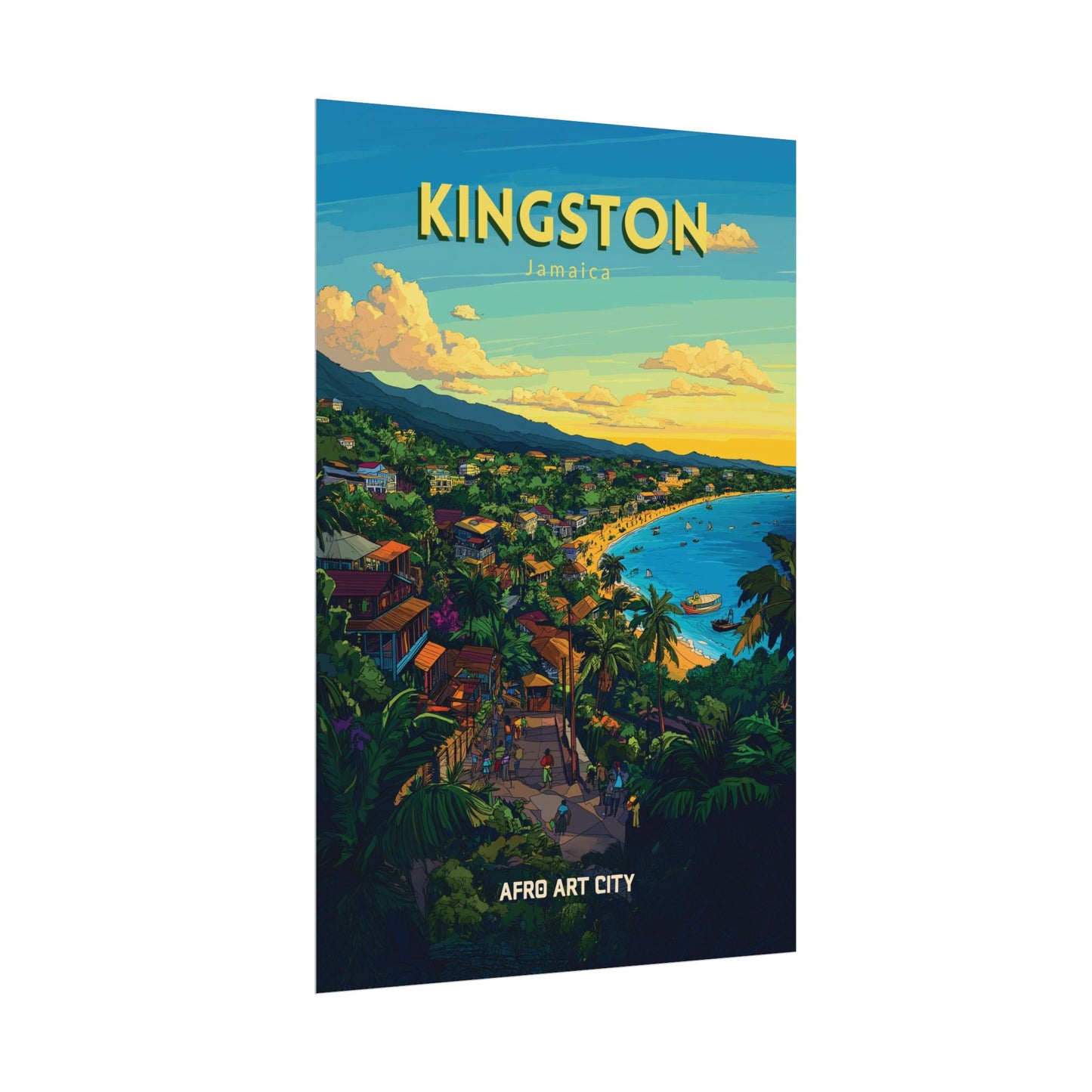 🇯🇲 Jamaica - Kingston ｜ Poster