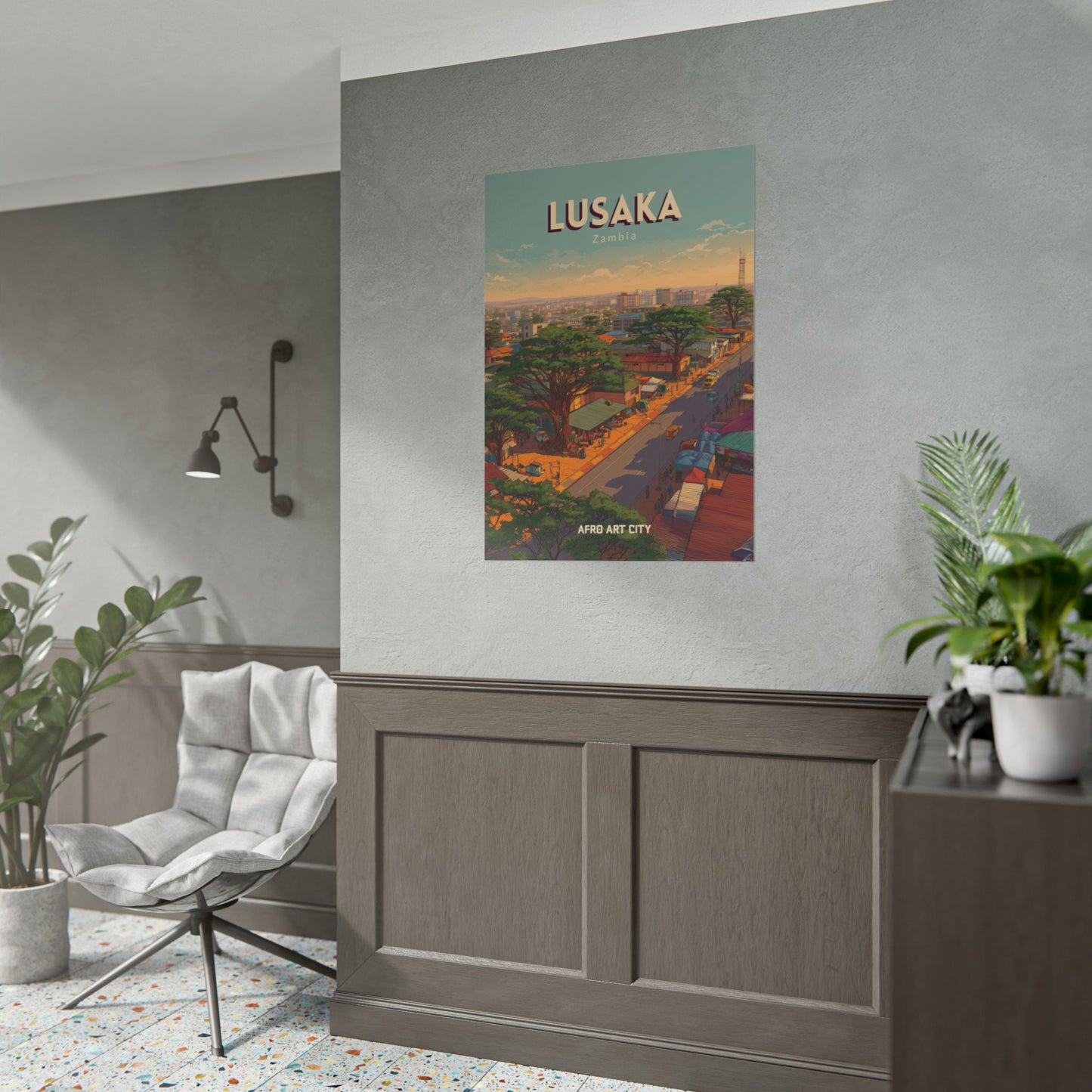 Zambia - Lusaka ｜ Poster