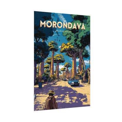 🇲🇬 Madagascar - Morondava｜Poster
