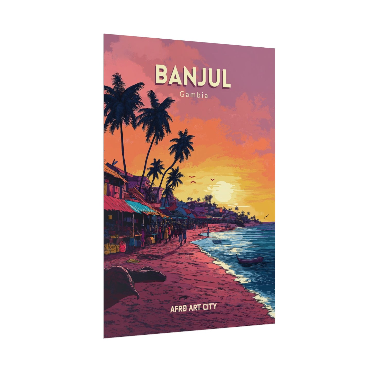 🇬🇲 Gambia - Banjul ｜ Poster