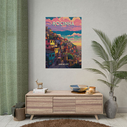 Brazil - Rio de Janeiro, Rocinha｜Poster