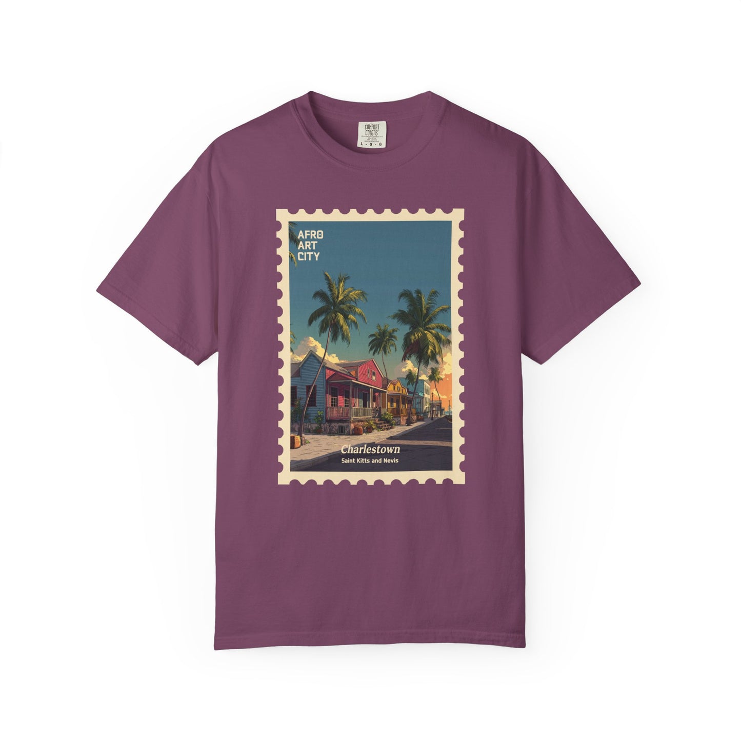 Saint Kitts and Nevis - Charlestown | Postcards Travel T-Shirt