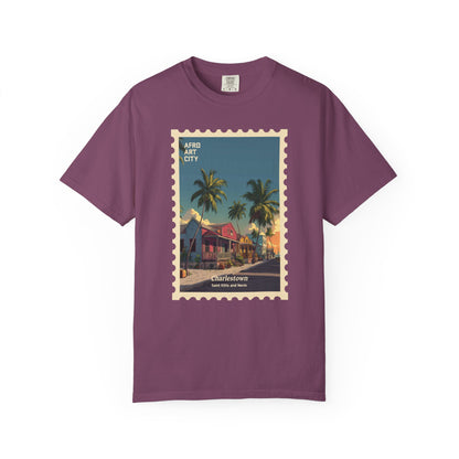 Saint Kitts and Nevis - Charlestown | Postcards Travel T-Shirt