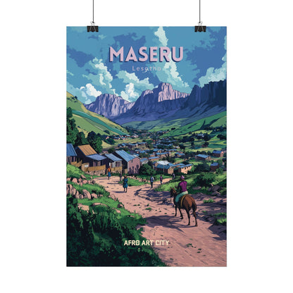 🇱🇸 Lesotho - Maseru ｜ Poster