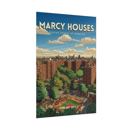 🇺🇸 United States - Marcy Houses, NY ｜ Poster