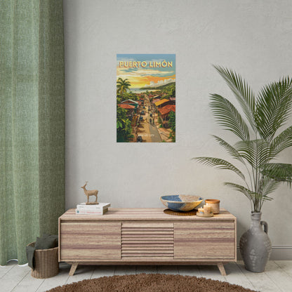 🇨🇷 Puerto Limón - Costa Rica ｜ Poster