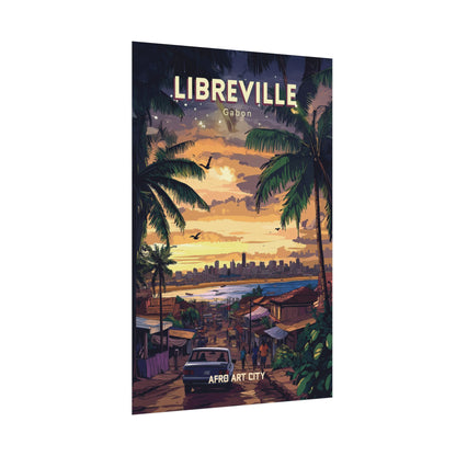 🇬🇦 Gabon - Libreville ｜ Poster