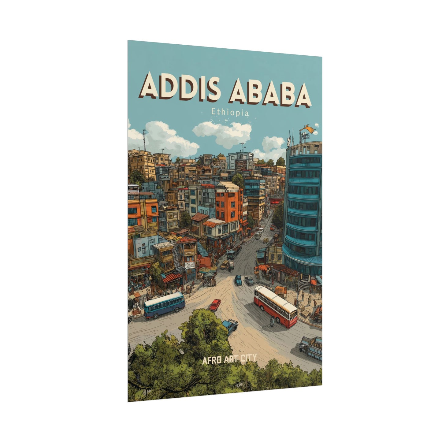 Ethiopia - Addis Ababa ｜ Poster