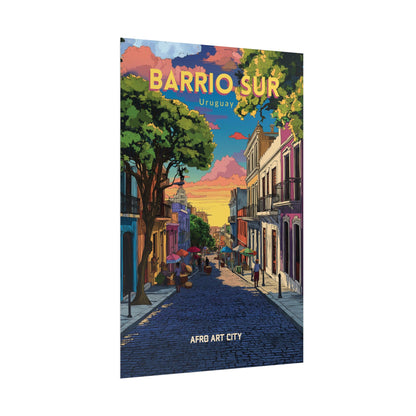 🇺🇾 Uruguay - Barrio Sur, Montevideo ｜ Poster