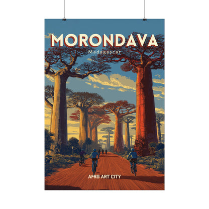 🇲🇬 Madagascar - Morondava｜Poster