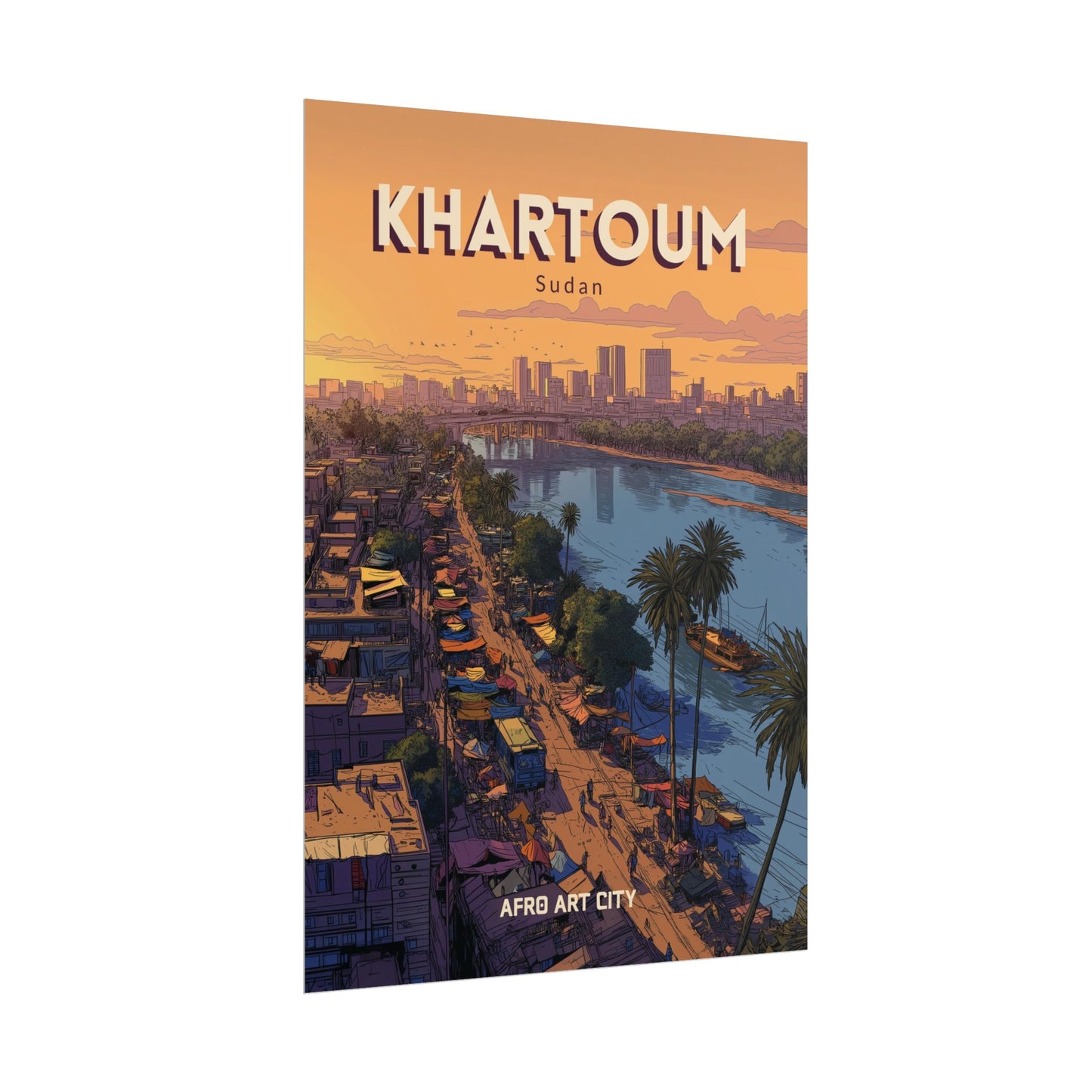 Sudan - Khartoum ｜ Poster