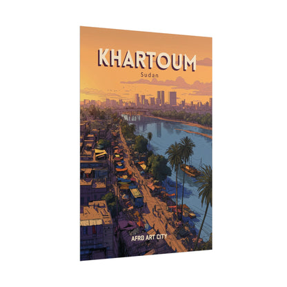 Sudan - Khartoum ｜ Poster