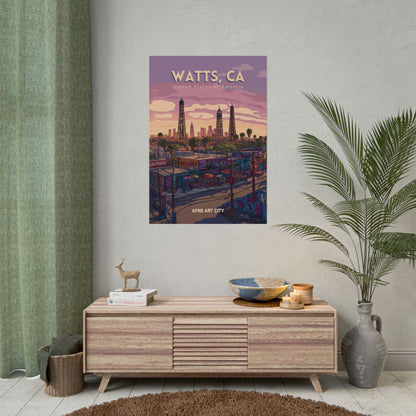 🇺🇸 United States - Watts, CA ｜ Poster